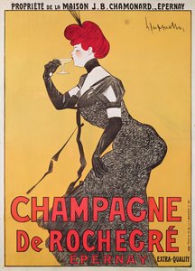 Poster ter promotie van Champagne de Rochegre